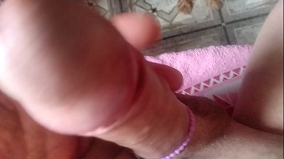 Играя си с пениса и кучето си с мен